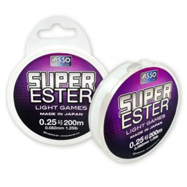 Discount Fir Asso Super Ester 0.117mm 1.134kg 200m White-Fluo
