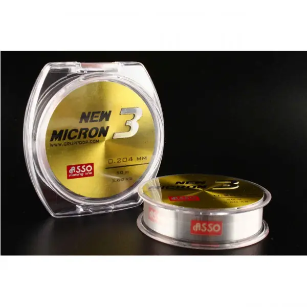 Fir Asso New Micron 3 0.153mm 2.19kg 100m Clear Ieftin