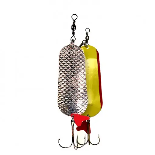 Lingurita Oscilanta Dam Scales, 4.5cm, 6g, Silver-Gold Lichidare de stoc