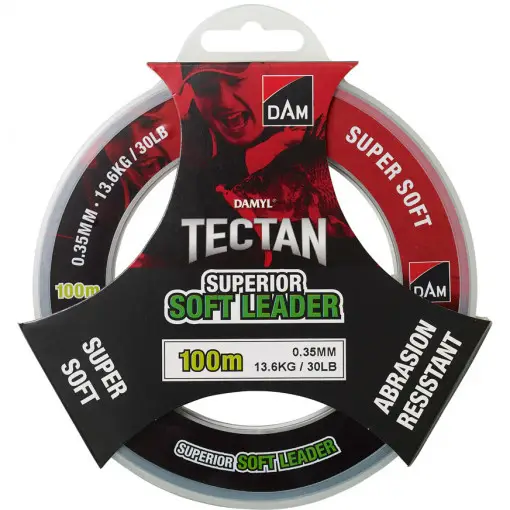 Transport gratuit Fir Dam Tectan Soft Leader, 100m, Transparent