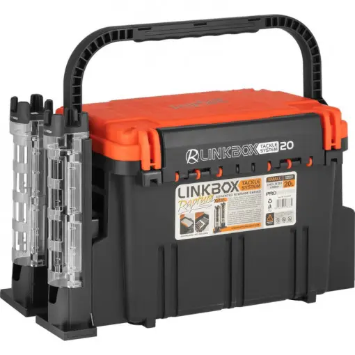 Preferatul clienților Valigeta Rapture LinkBox Tackle System S/20+2pcs of Rod Rack 45RR, 44.20x29.80x30cm