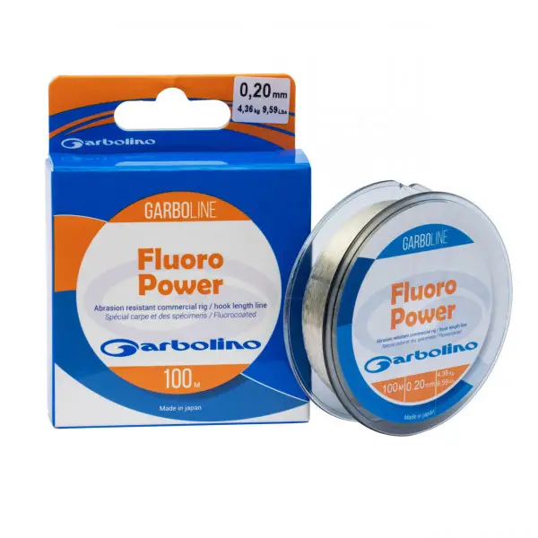 Fir Garbolino Fluoro Power 0.133mm 1.41kg 100m Transparent Ofertă specială