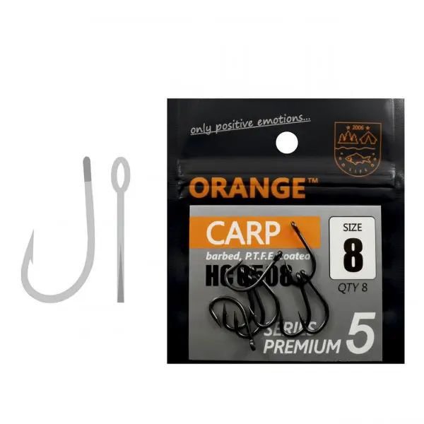 Carlig Orange no.10 Carp Hook Series 5 Ieftin