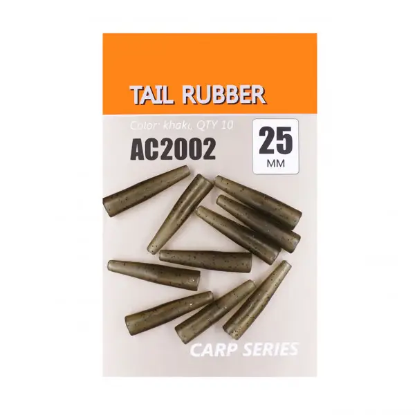 Tail Rubber Orange 25mm 10buc Cumpărături sigure