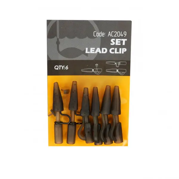 Bestseller Set Orange Lead Clip 6buc