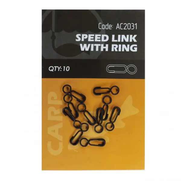 Bestseller Agrafa Rapida Orange cu Inel Speed Link 1.5cm 10buc