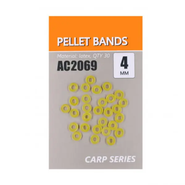 Orange Pellet Bands 4mm 30buc Noutate