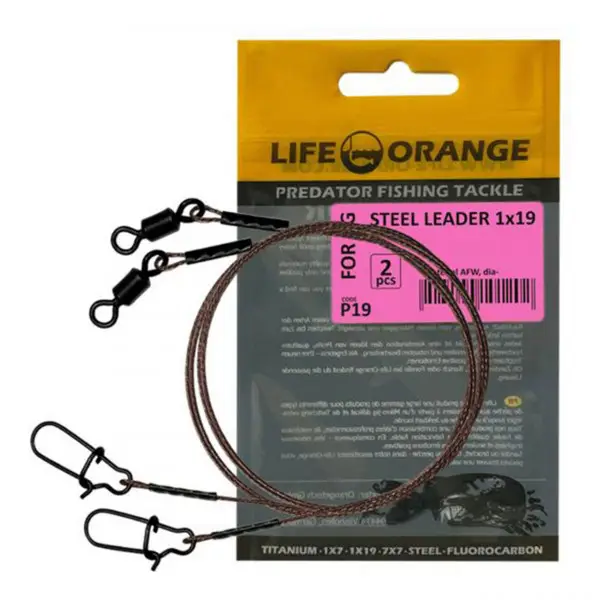 Struna Otel Orange 18kg 20cm 0.41mm Steel Leader Preferatul clienților