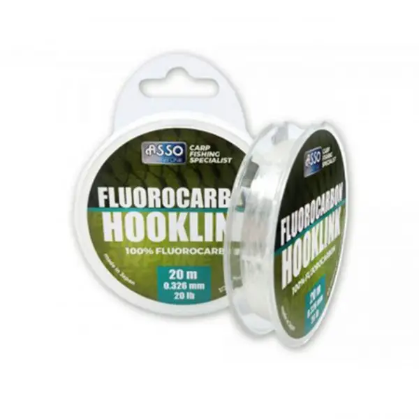 Bestseller Asso Fluorocarbon Hooklink 20m 0.281mm 4.5kg Clear