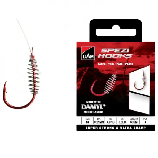 Nu rata Carlig Dam Spezi Arc Paste Nr.6, 0.22mm, 80cm, 4 buc/plic