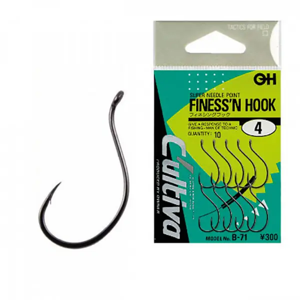 Cumpărături sigure Carlig Cultiva B-71 11526 No.4 Finessing Hook 10buc/plic