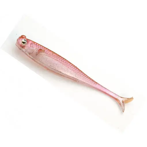 Popular Shad Raid Littel Sweeper Fish Skin, 7.6cm, Clear Wakasagi, 7buc/plic