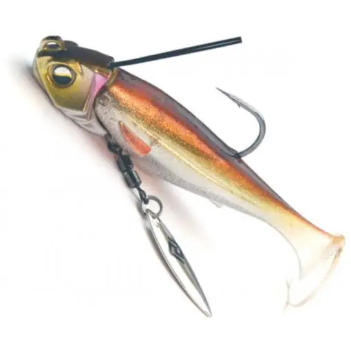 Retur ușor Swimbait Raid Head Swimmer Libero, 6cm, 7g, 006 Stain Wakasagi, 2+2buc/plic