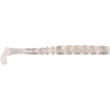 Doar azi Shad Mustad AJI Paddle Tail, 5cm, Clear Luminous Silver Glitter, 12buc/plic