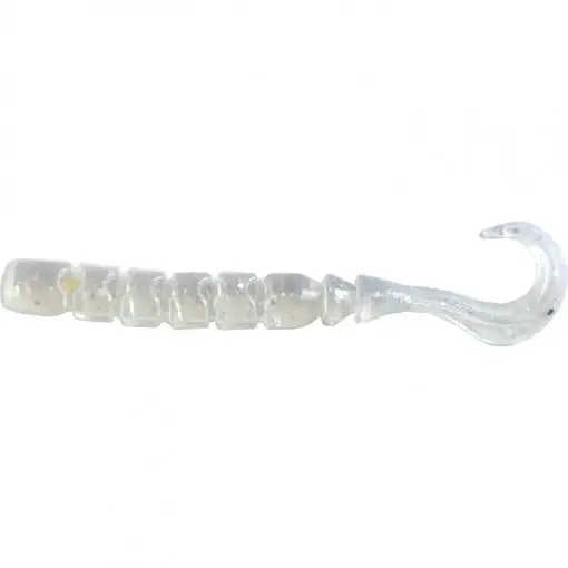 Grub Mustad Aji Finesse Micro, 6.3cm, Clear Rainbow Glitter, 12buc/plic Retur gratuit