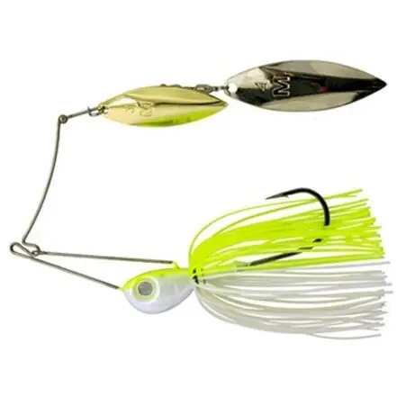 Spinnerbait Mustad Arm Lock, 10g, Chartreuse-White Expediere rapidă