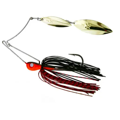Spinnerbait Mustad Arm Lock, 10g, Black-Orange Retur gratuit