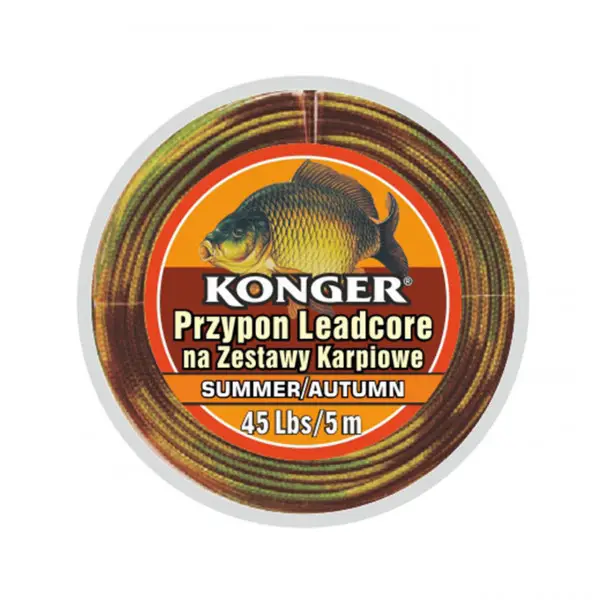 Retur ușor Leadcore Konger Vara Toamna 45lbs 5m