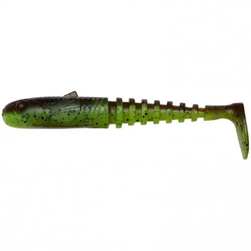 Shad Savage Gear Gobster, 9cm, 9g, Chartreuse Pumpkin, 5buc/plic Discount