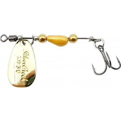 Preferatul clienților Lingurita Rotativa Daiwa Silver Creek, 3g, Gold Metal