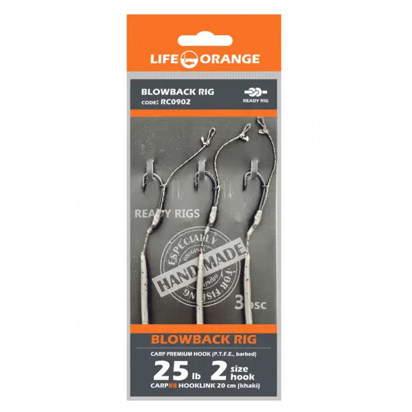 Rig Crap Blowback 04 Orange Series 9 No.4 25lb 3buc Preț promoțional