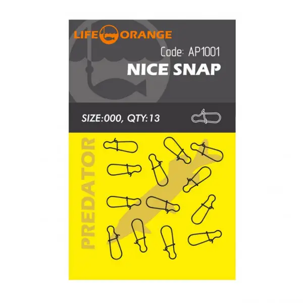 Transport gratuit Agrafa Orange No.00 Nice Snap 13buc