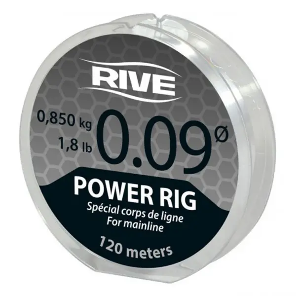 Preț mic Fir Monofilament Rive 120m Power Rig Transparent