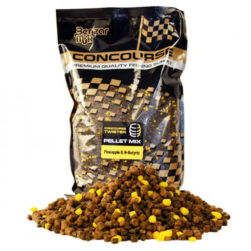 Pelete pentru Nadire Benzar Mix Concourse Twister Pellet Mix, 800g Reducere extra