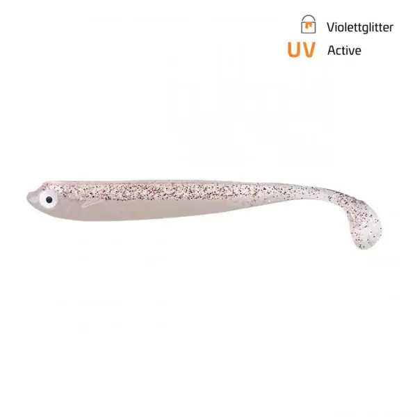 Shad Zeck ZANDER Gummi 12cm Violettglitter 3buc Noutate
