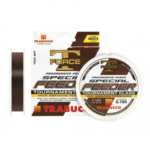 Disponibil imediat Fir Monofilament Trabucco T-Force Special Feeder, Dark Brown, 150m