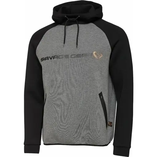 Cumpărături sigure Hanorac Savage Gear Tec Foam, Dark Grey Melange