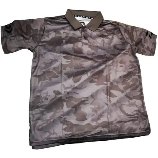 Tricou Polo Daiwa, Culoare Camo Grey Reduceri