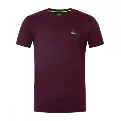 Tricou Korda Minimal Tee, Burgundy Calitate înaltă