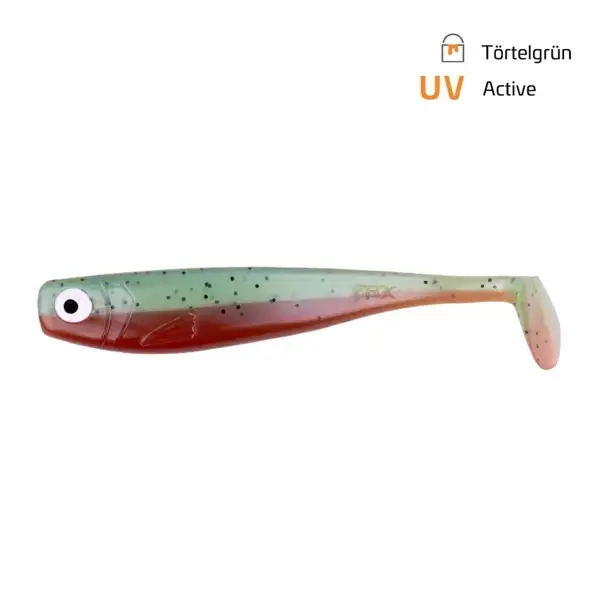 Shad Zeck ZANDER Gummi 9cm Törtelgrün 3buc Ofertă limitată