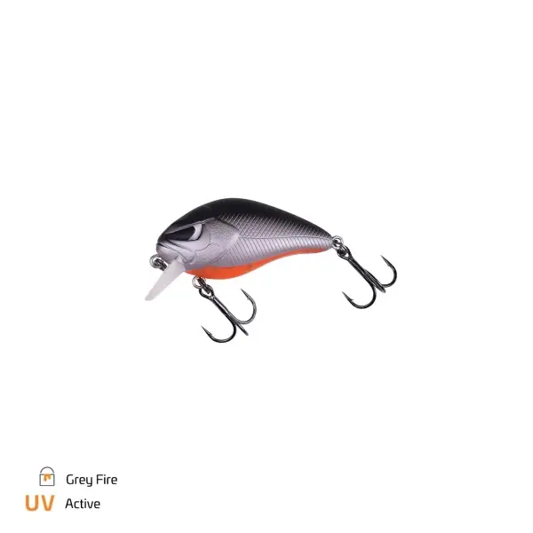 Vobler Zeck Danny 4.5cm 5.5gr Grey Fire Ofertă specială