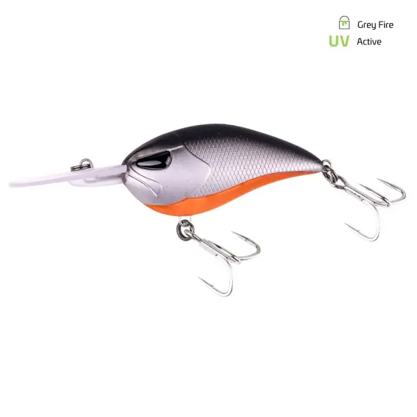 Vobler Zeck Cat Crank 7.5cm 31gr Grey Fire Livrare expres