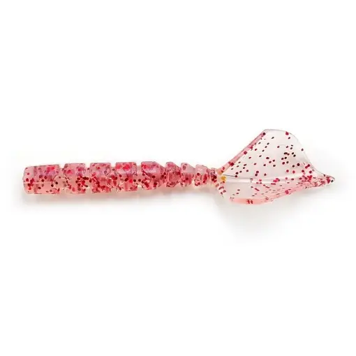 Grub Mustad Aji Micro Hila, UV Clear Red Glitter, 4.3cm, 12buc/plic Reducere extra