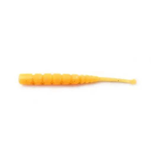 Ultima șansă Grub Mustad Aji Micro Plu, Orange Glow Glitter, 5cm, 15buc/plic