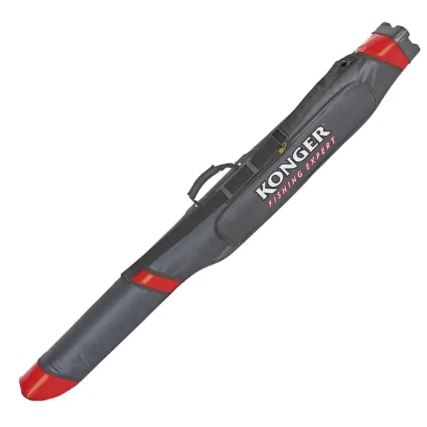 Promoție Husa Rigida Konger 1.30m 2 compartimente Carbon Rod Holdall