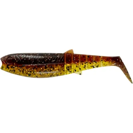 Shad Savage Gear Cannibal Shad, Motor Oil UV, 10cm, 9g, 4buc Ofertă limitată