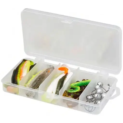 Ofertă specială Set Naluci Soft Savage Gear Kit Perch Academy Mixed Color, 32buc/set