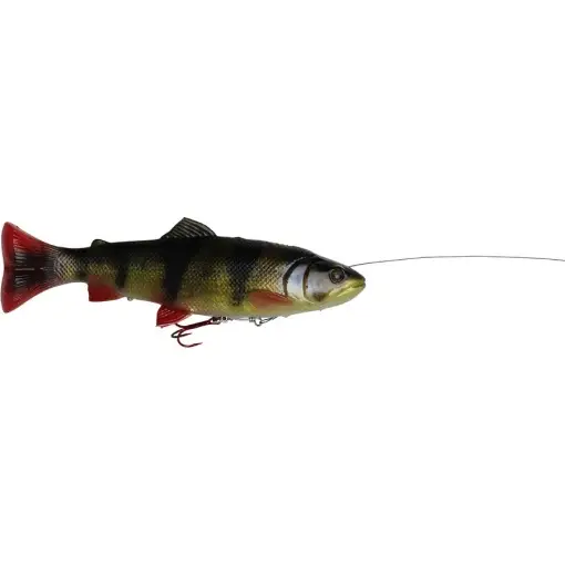 Reduceri Shad Savage Gear 4D Line Thru Pulse Tail Roach, Perch, 16cm, 51g