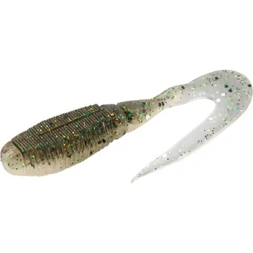 Grub Jackall Shad Rhythm, Dark Thunder/Clear Silver, 6cm, 4buc Expediere rapidă