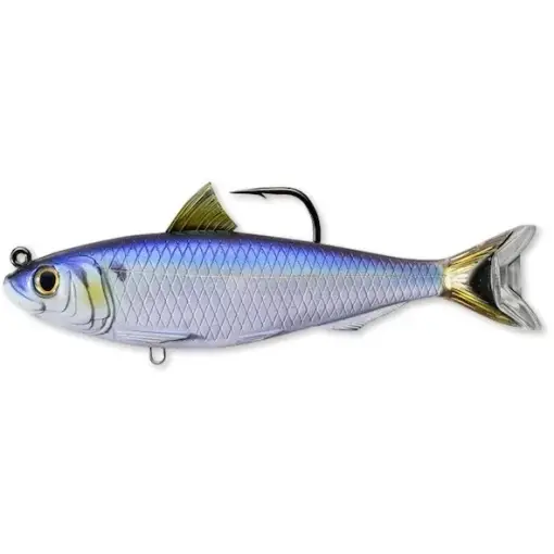 Swimbait Live Target Blueback Herring, Blue/Back, 11.5cm, 21g Reducere de preț