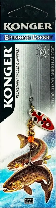 Plată sigură Lingura Rotativa Konger Chimera No.0 2.5gr S27 Ladybird