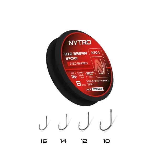 Rig Feeder Big Bream Nytro Bait Spike 50cm NTO01 Monofilament Cumpărături sigure