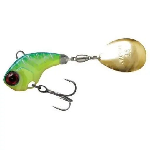 Cumpără online Spinnertail Jackall Deracoup, BlueBack Chartreuse, 14g