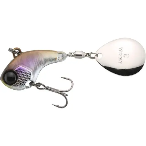 Comandă acum Spinnertail Jackall Deracoup Spinner, Clear Up Wakasagi, 14.7g