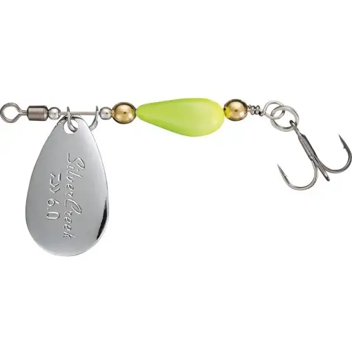 Livrare rapidă Lingurita Rotativa Daiwa Silver Creek, Silver Green, 6g