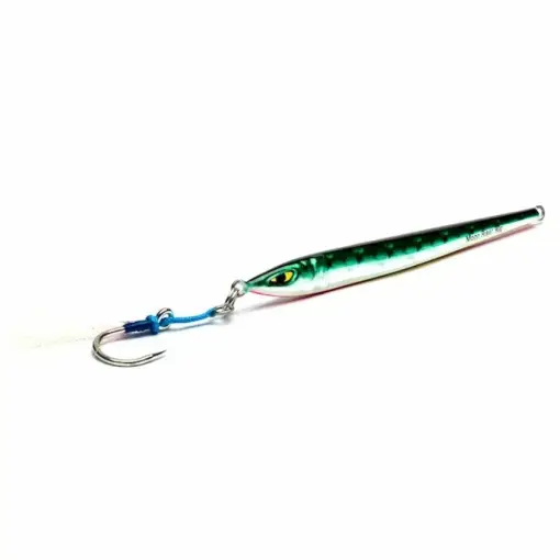 Preț mic Vobler Pilker Mustad Jig Moonriser, Green Mackeler, 20cm, 120g